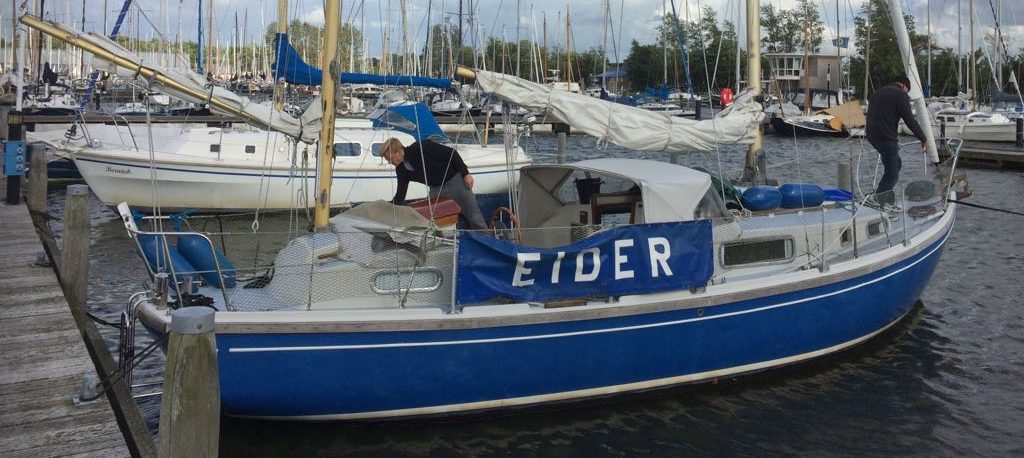 Zeilboot van Jacques Mulder