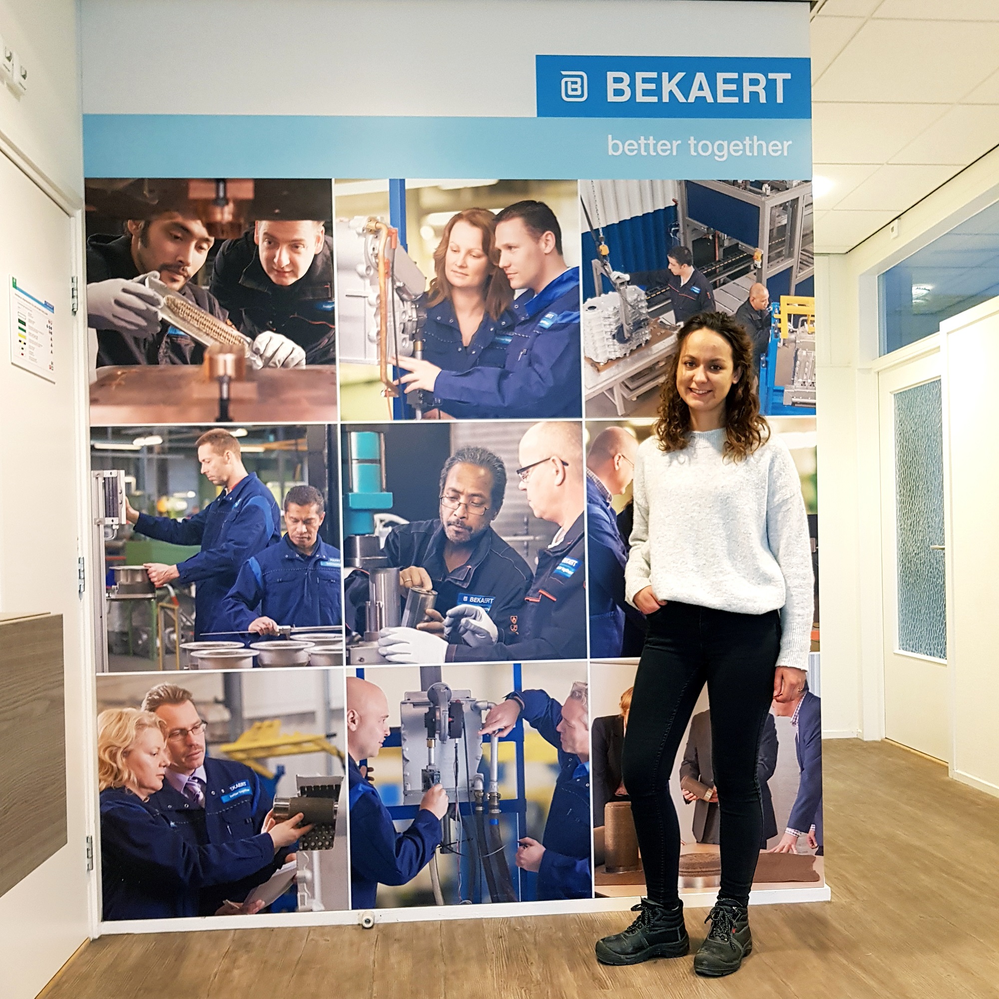 Esmée Major werkt als Junior Proces Engineer bij Bekaert Combustion Technology in Assen.