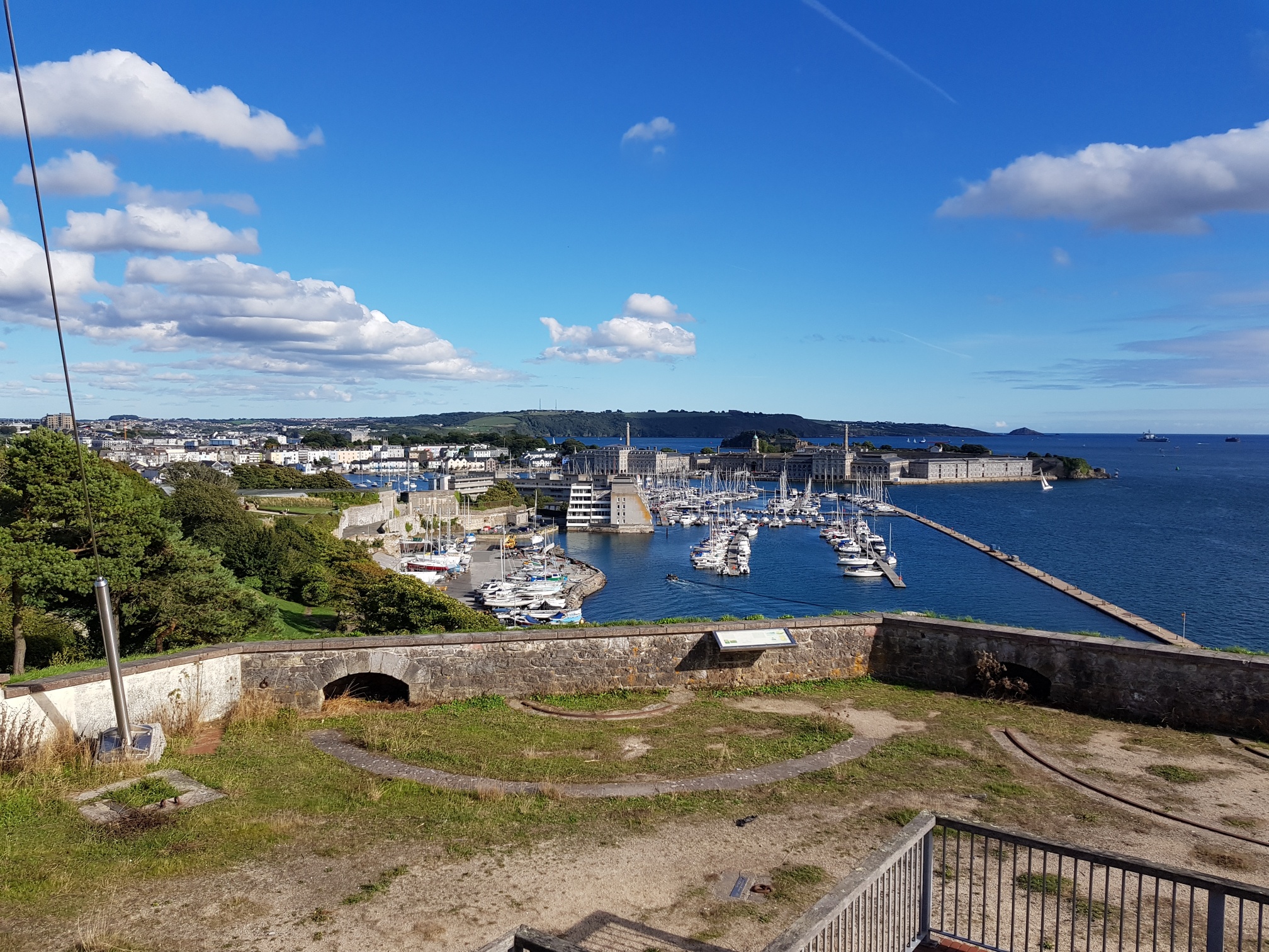 De verdedigingswerken van Plymouth