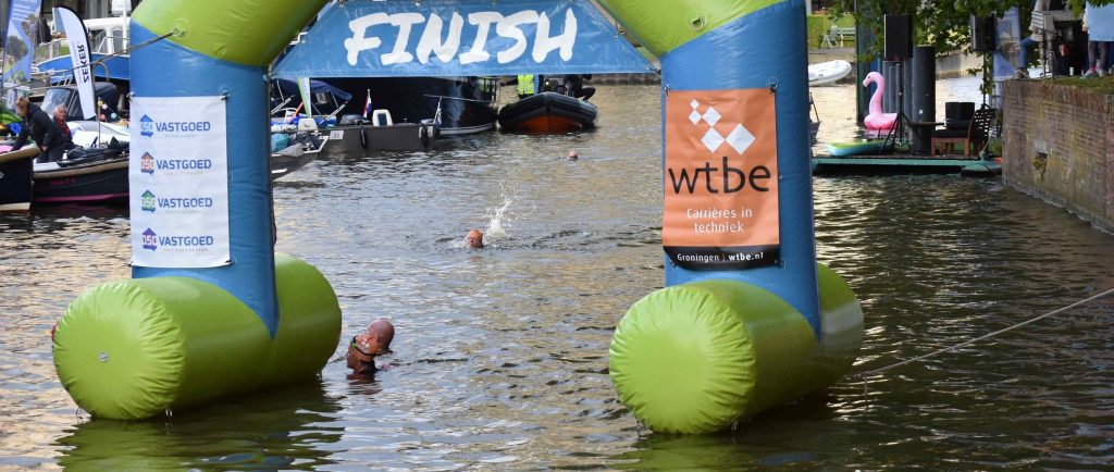 Swim Challenge Finish