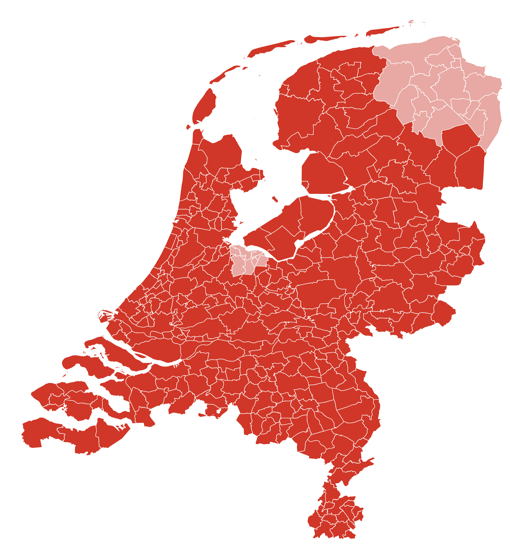 Kaart Van Nederland Schaarse Beroepen 2020
