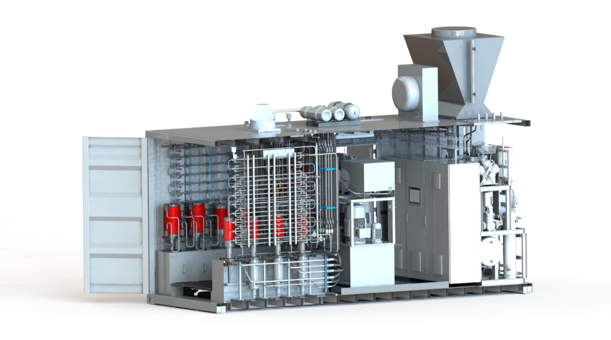 Compressiestation Waterstof