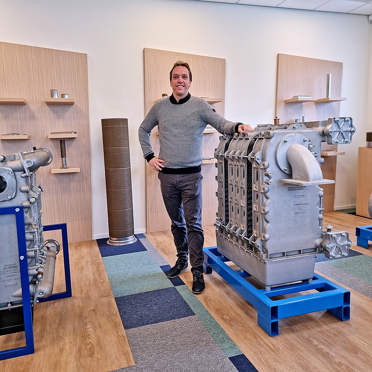 René van Dijk, Technology Engineer bij Bekaert Combustion Technology B.V. in Assen