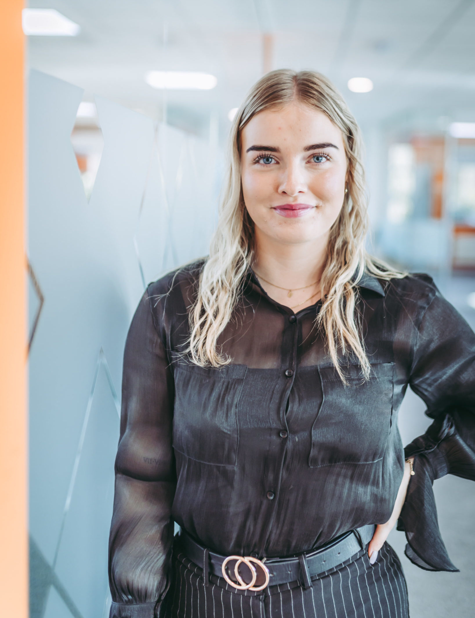Ilse Biermann aan het werk bij WtbE