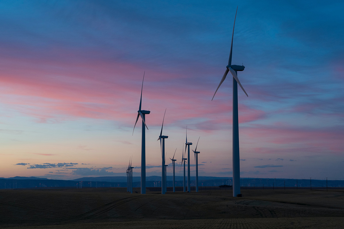 Windmolens Noordzee Om Energie Op Te Wekken